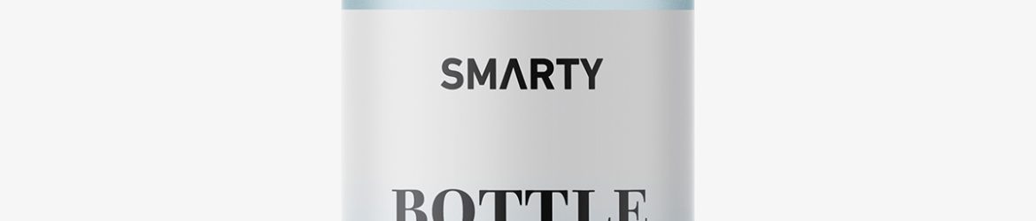 Small bottle with frosted cap / frosted