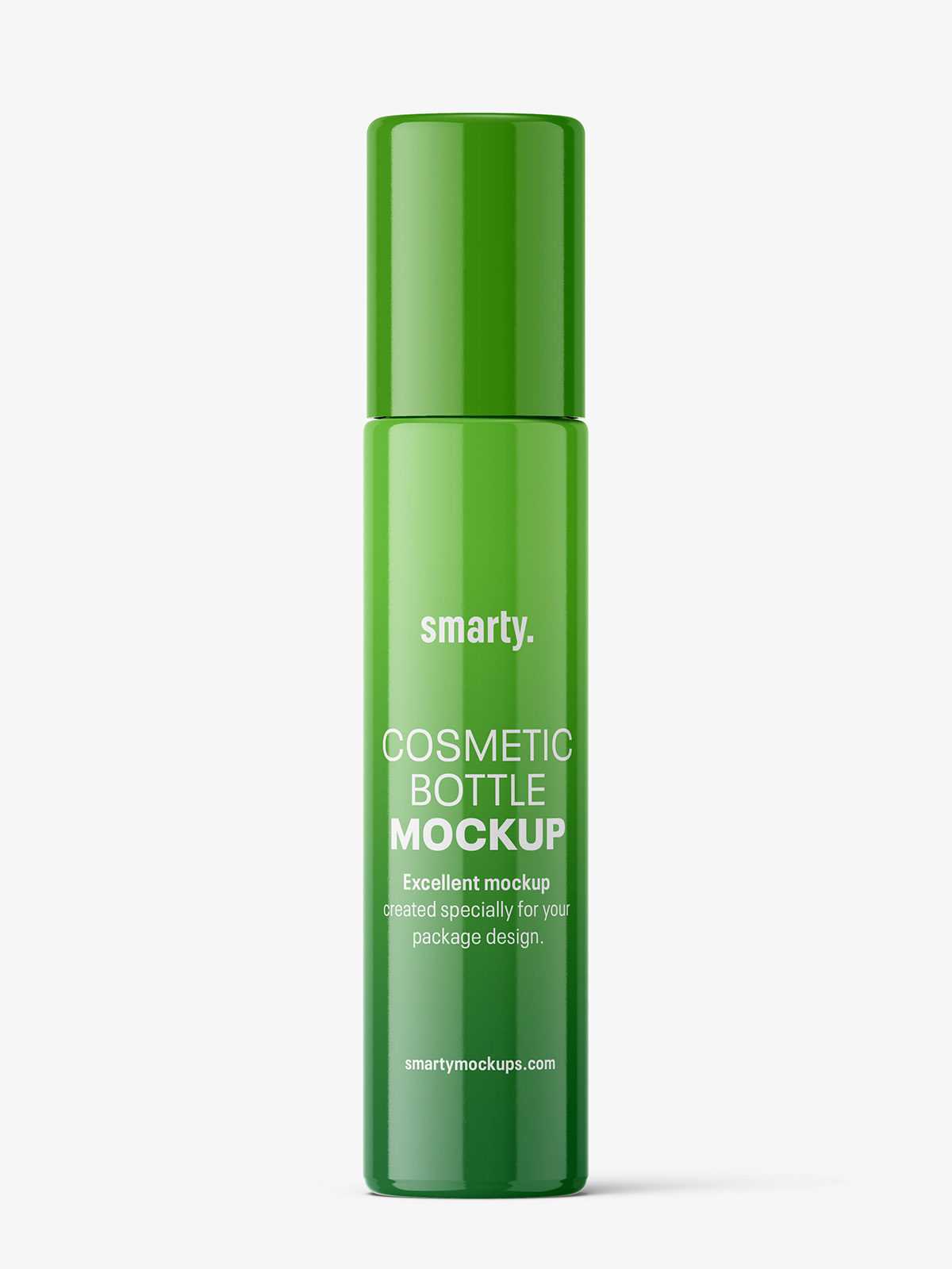 Small cosmetic bottle mockup - 20 ml / glossy