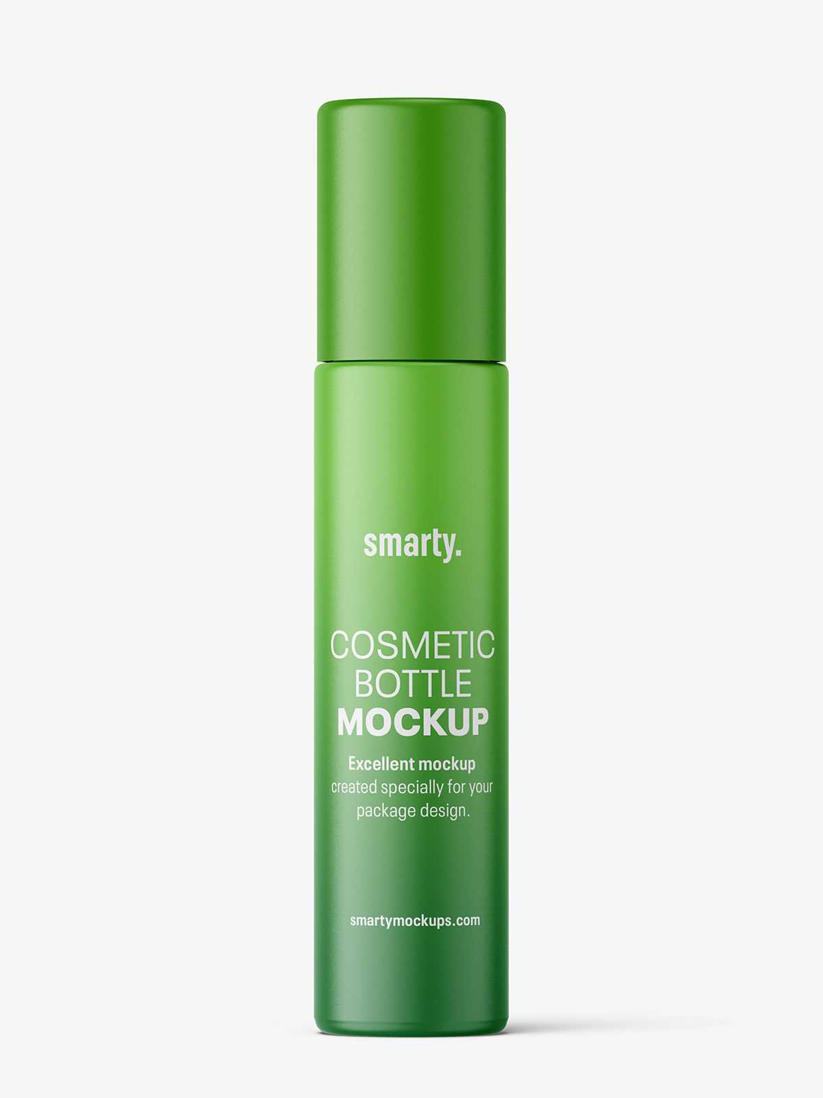 Small cosmetic bottle mockup - 20 ml / matt