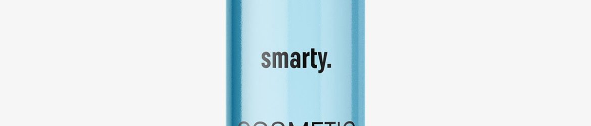 Small cosmetic bottle mockup - 20 ml / transparent