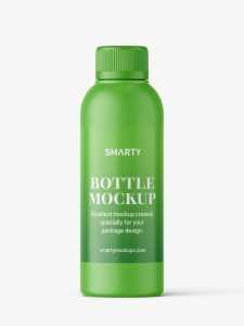 Small cosmetic bottle mockup / matt