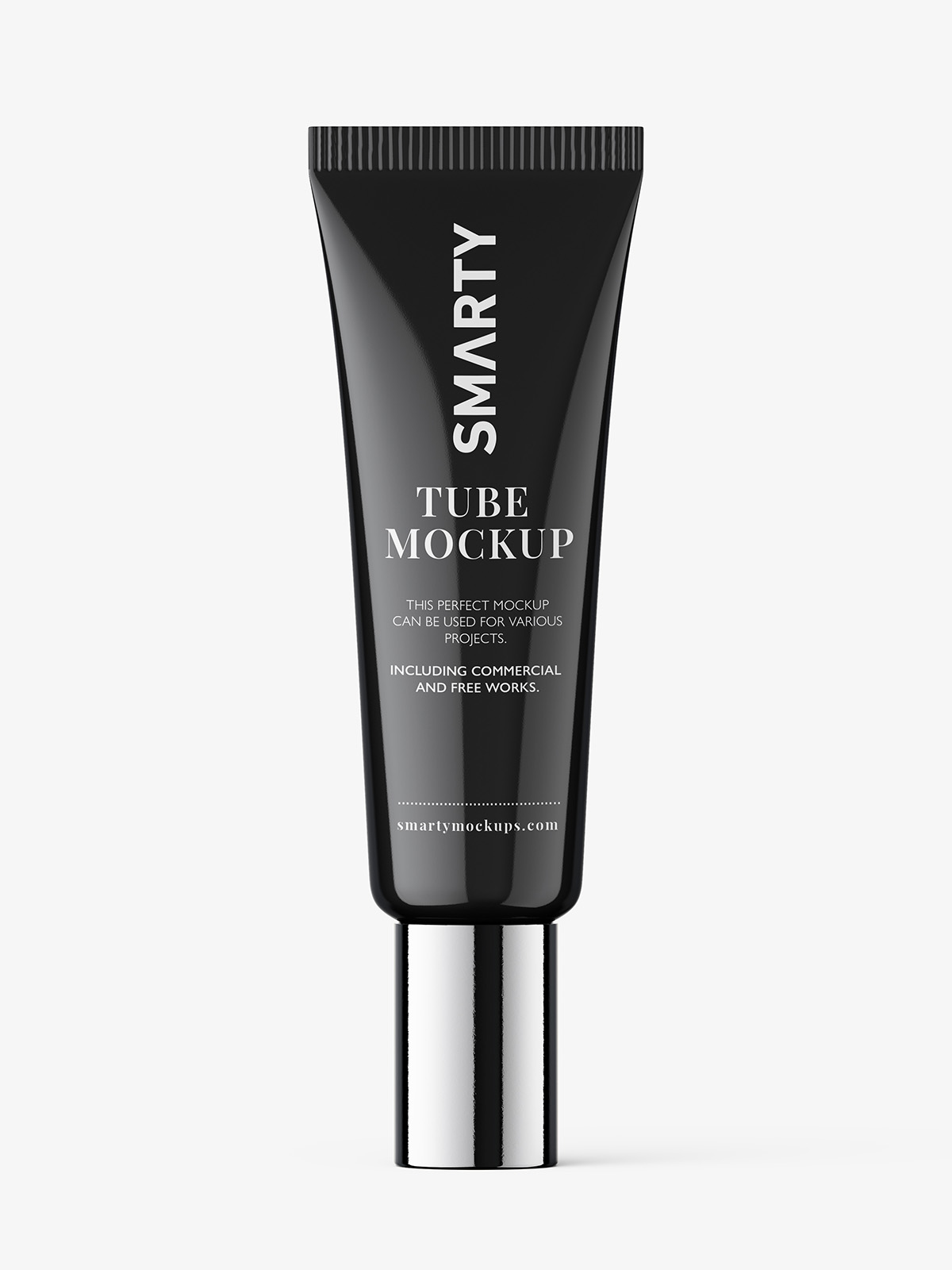 Small cosmetic tube mockup / glossy