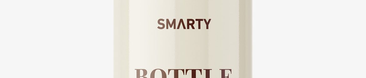 Small cream bottle with pump mockup
