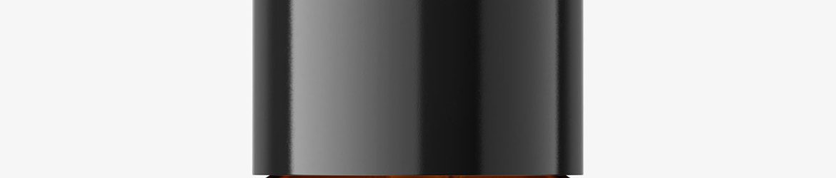 Small dropper bottle mockup / amber