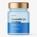 Small frosted jar mockup - Free PSD Download Small frosted jar mockup
