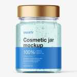Small gel jar mockup