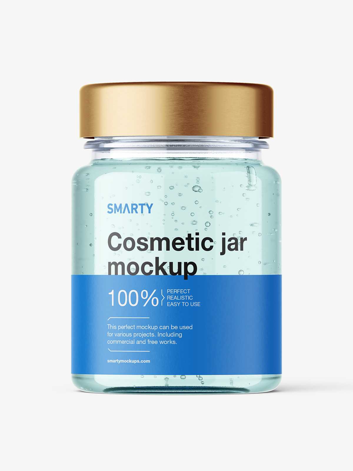 Small gel jar mockup