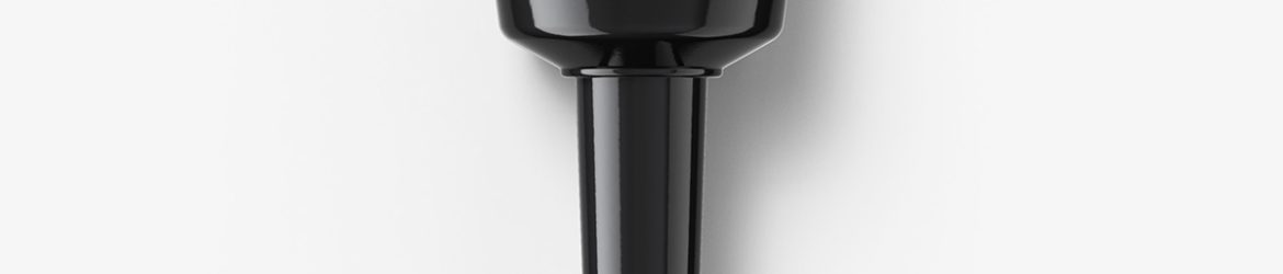 Small glossy tube mockup
