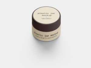 Small jar mockup