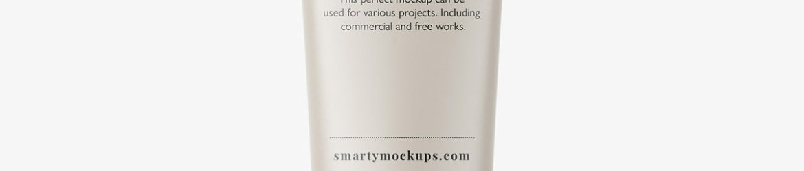 Small matt tube mockup