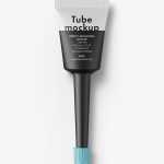 Small matt tube mockup