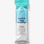Small paper bag mockup / glossy