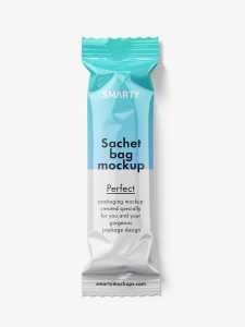 Small paper bag mockup / glossy