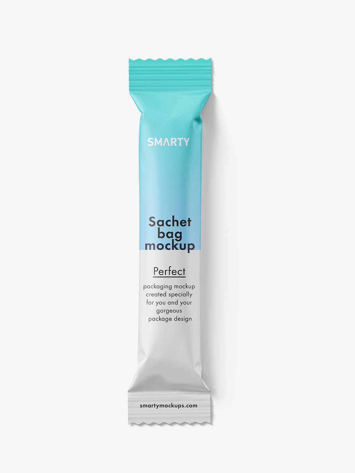 Small paper sachet mockup / matt