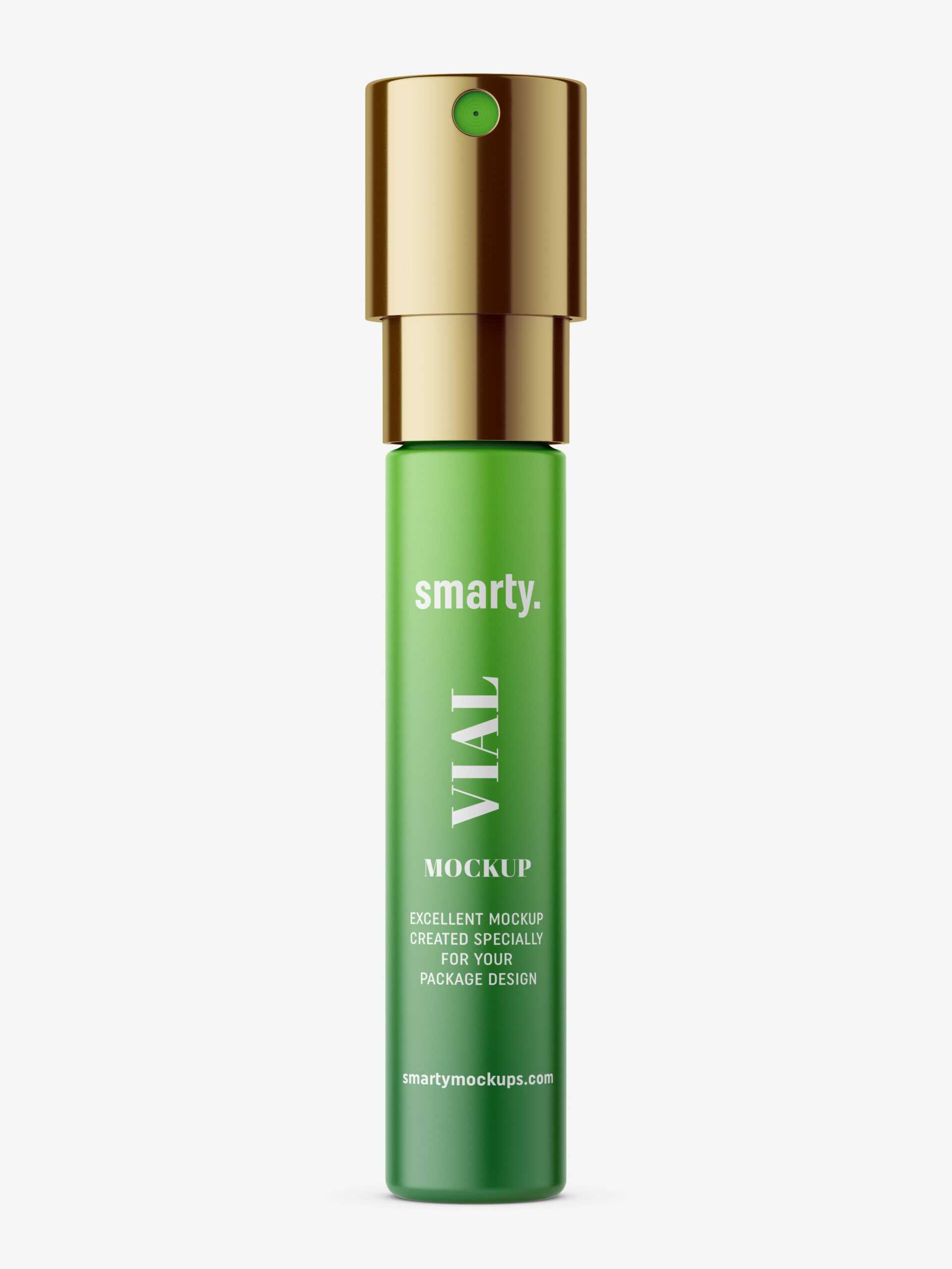 Small perfume vial mockup / matt