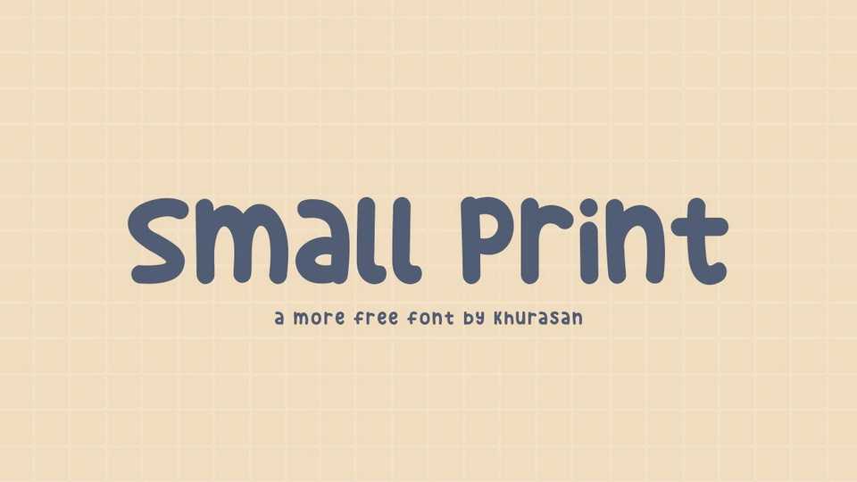 Small Print Font › Fontesk