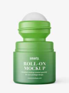 Small roll-on bottle mockup
