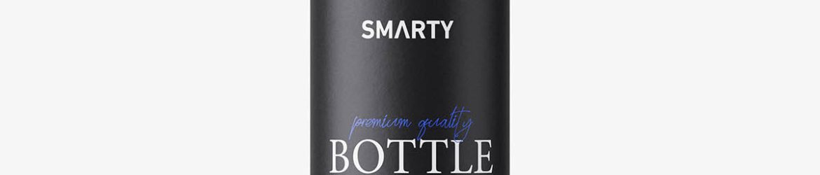 Small roll-on bottle mockup / glossy