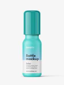 Small roll-on bottle mockup / matt
