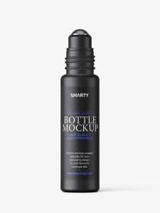 Small roll-on bottle mockup / matt