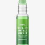 Small roll-on bottle mockup / transparent