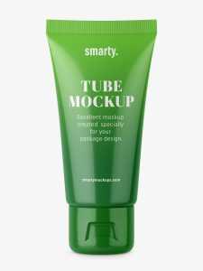 Small tube mockup / glossy