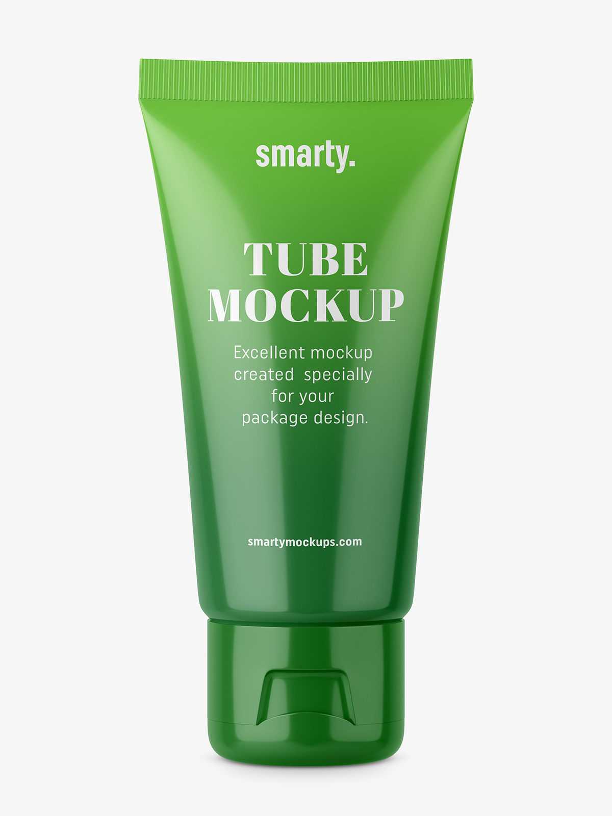Small tube mockup / glossy