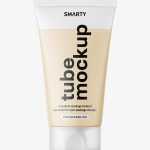 Small tube with cream mockup