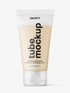 Small tube with cream mockup