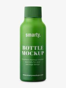 Small universal bottle mockup / matt