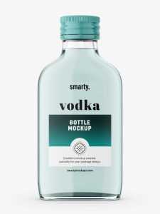 Small vodka mockup