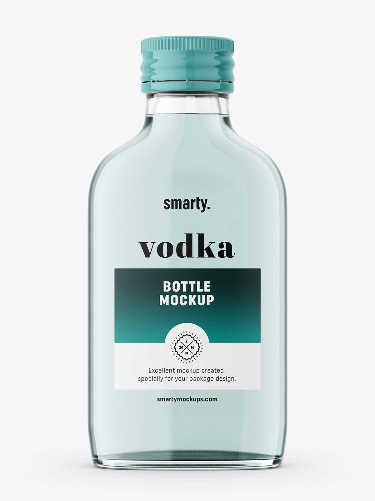 Small vodka mockup