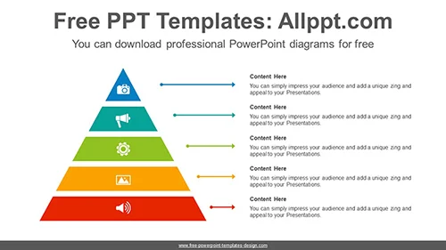 Smart art pyramid PowerPoint Diagram Template