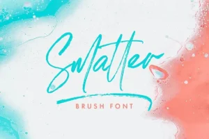 Smatter Brush Font