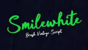 Smilewhite Font › Fontesk