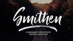 Smithen Script Font › Fontesk