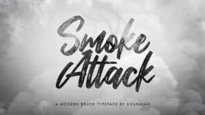 Smoke Attack Font › Fontesk