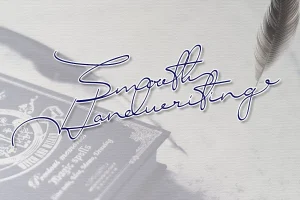 Smooth Signature Font