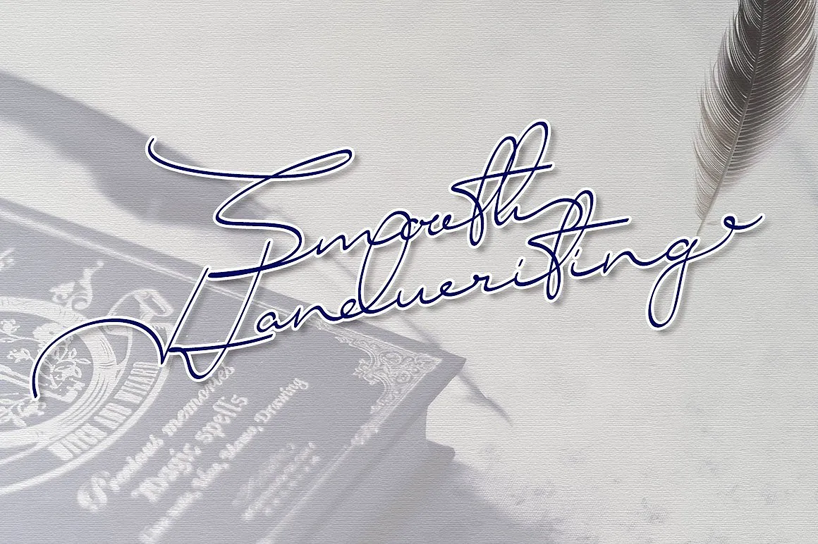 Smooth Signature Font