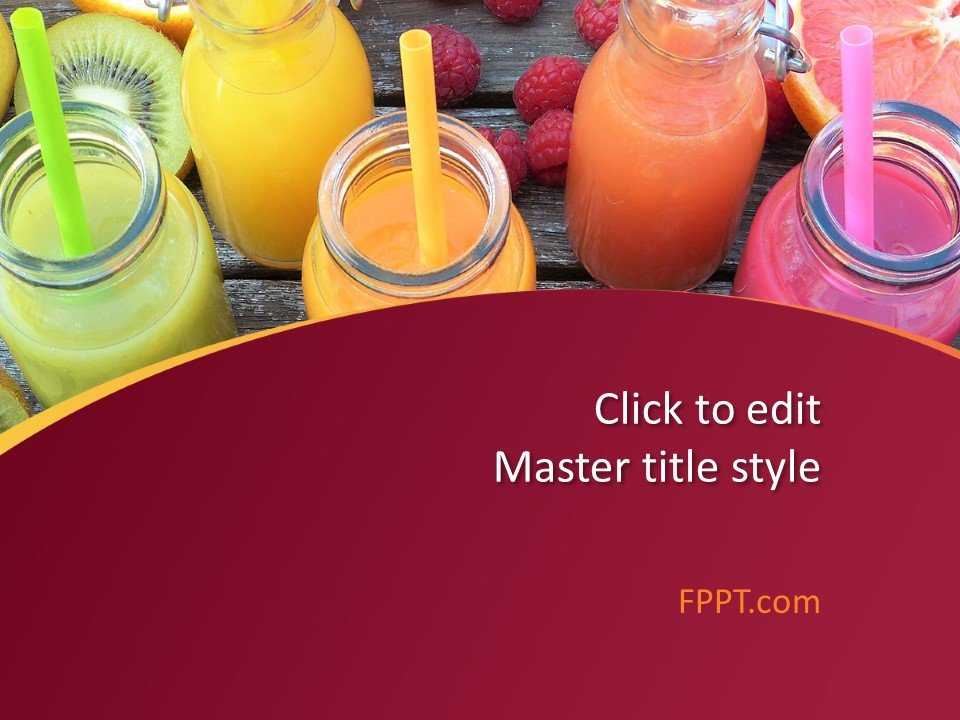 Smoothies PowerPoint Template