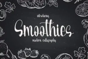 Smoothies Script Font