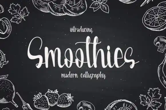 Smoothies Script Font