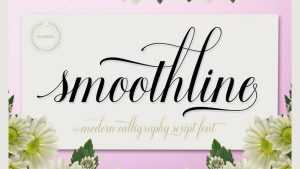 Smoothline Script Font › Fontesk