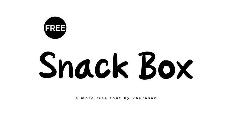 Snack Box Font › Fontesk