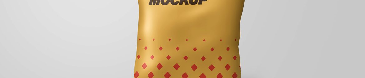 Snacks Pack Pouch Mockup