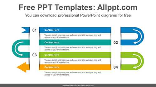 Snake Arrow PowerPoint Diagram Template