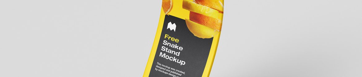 Snake display stand mockup
