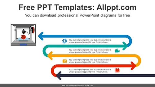 Snake Wave Arrows PPT Diagram