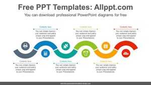 Snake wave line PowerPoint Diagram Template