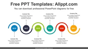 Snake wave PowerPoint Diagram